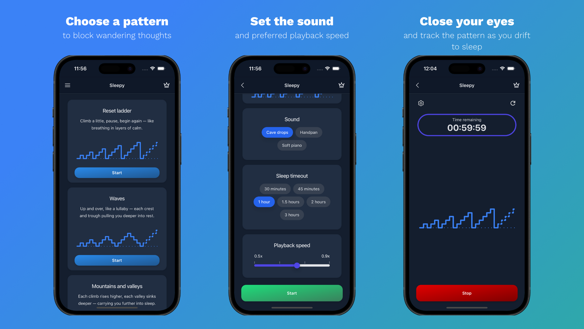Sleepy — audiopatronen om sneller in slaap te vallen